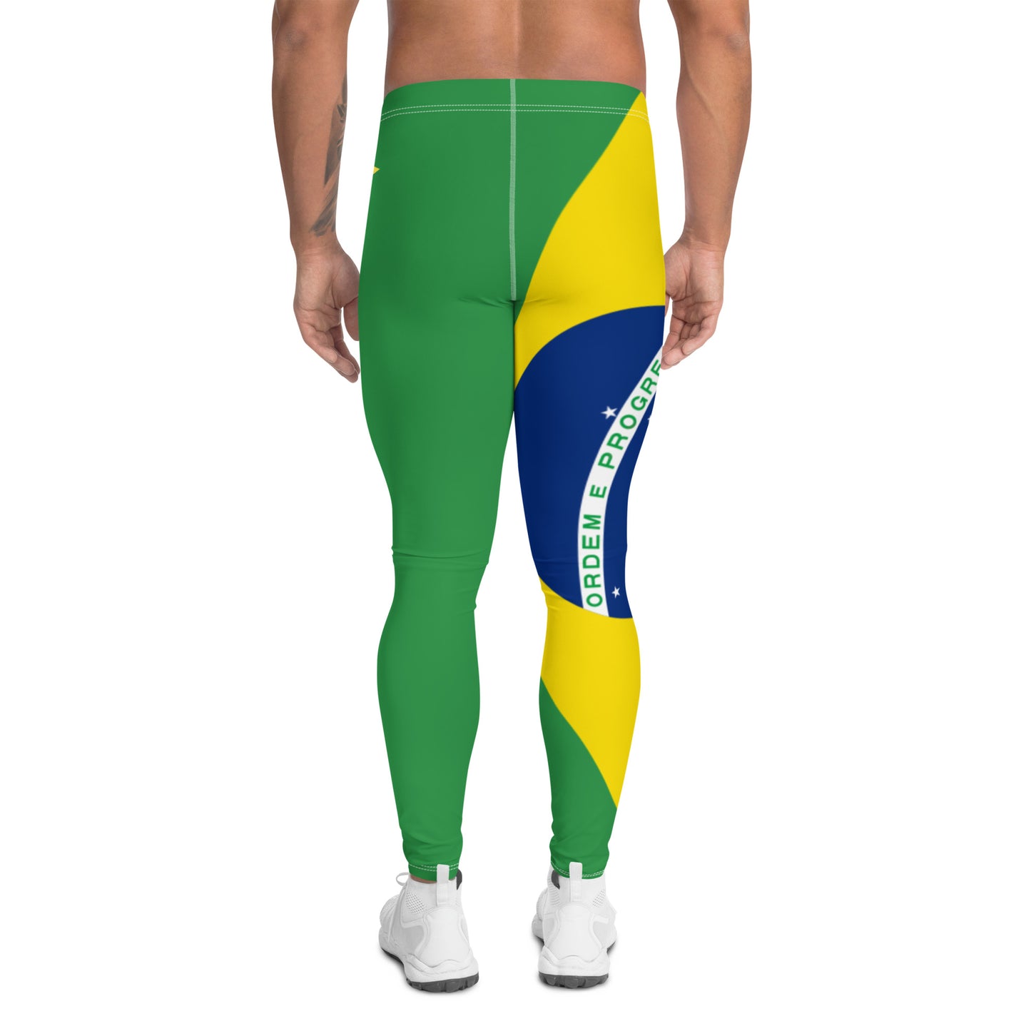 Brazilian Flag - Third Leg Men's Leggings