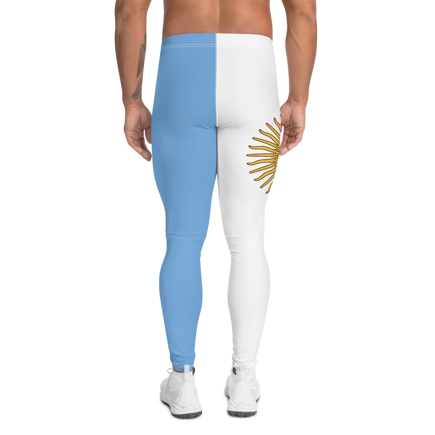 Argentinian Flag - Third Leg Men's Leggings