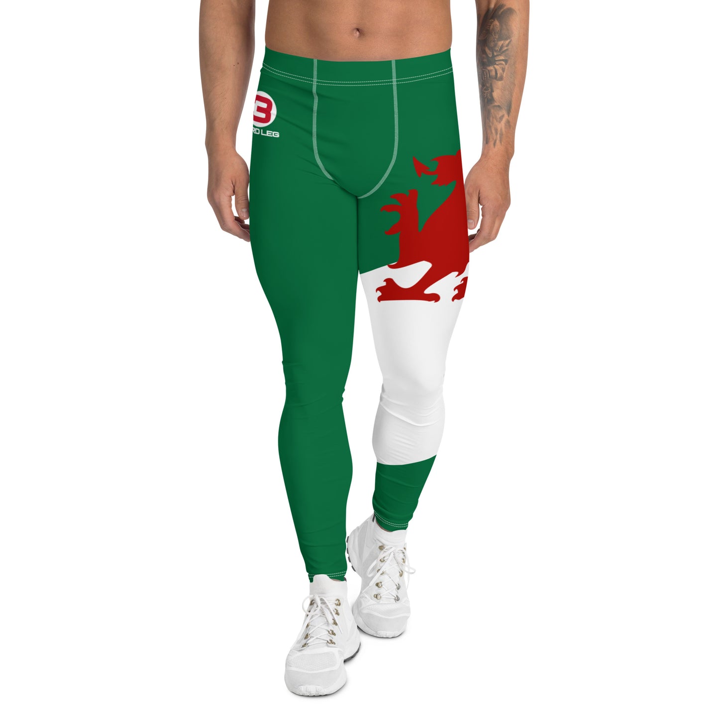 Wales / Cymru Flag - Third Leg Men's Leggings