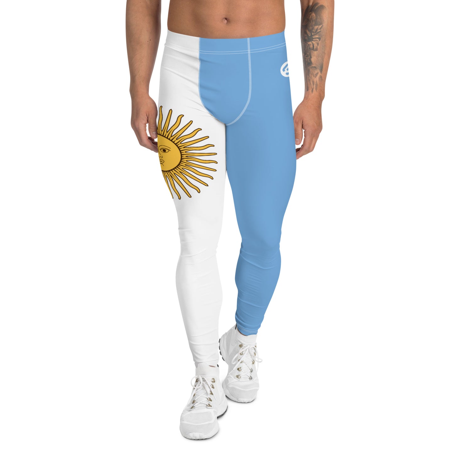 Argentinian Flag - Third Leg Men's Leggings