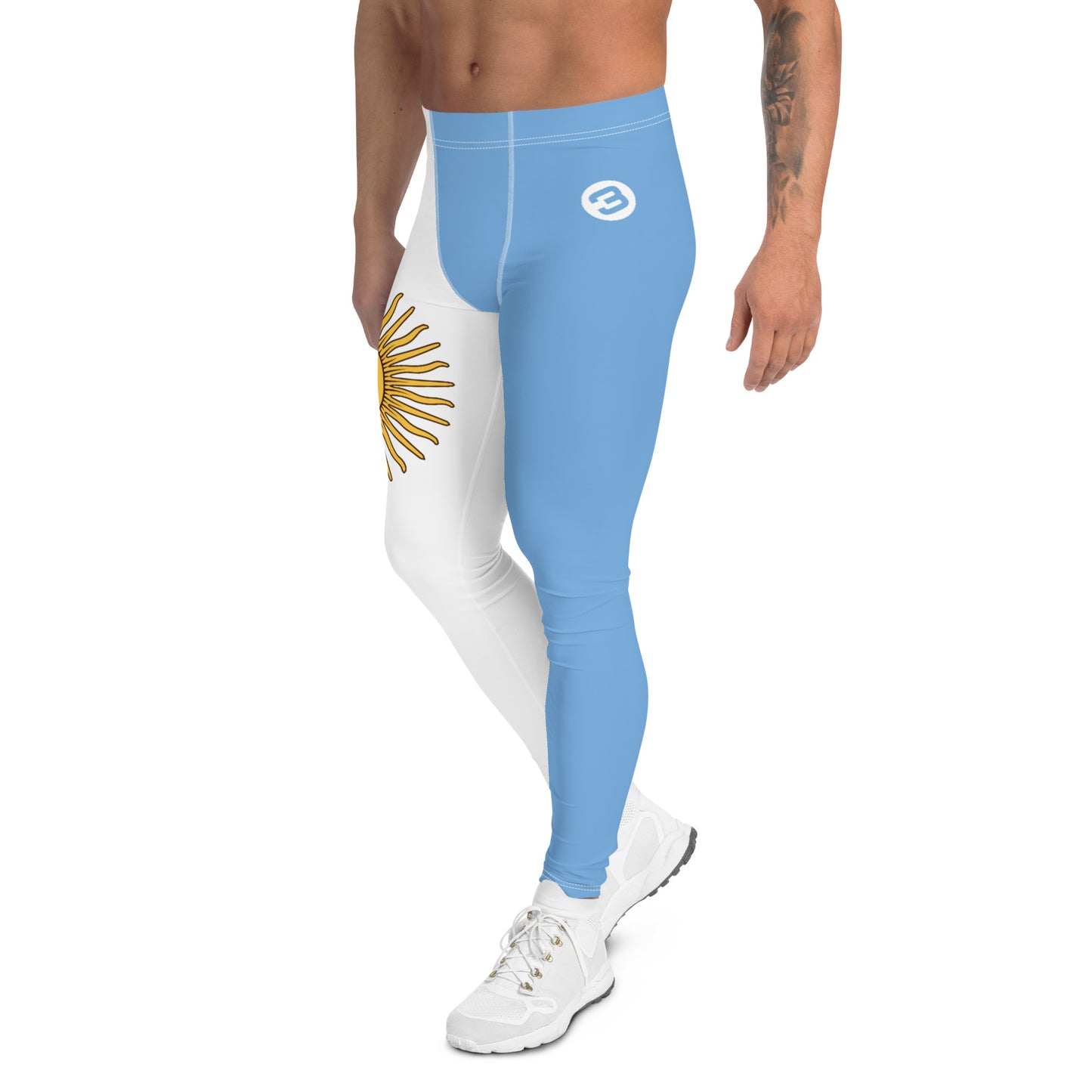Argentinian Flag - Third Leg Men's Leggings