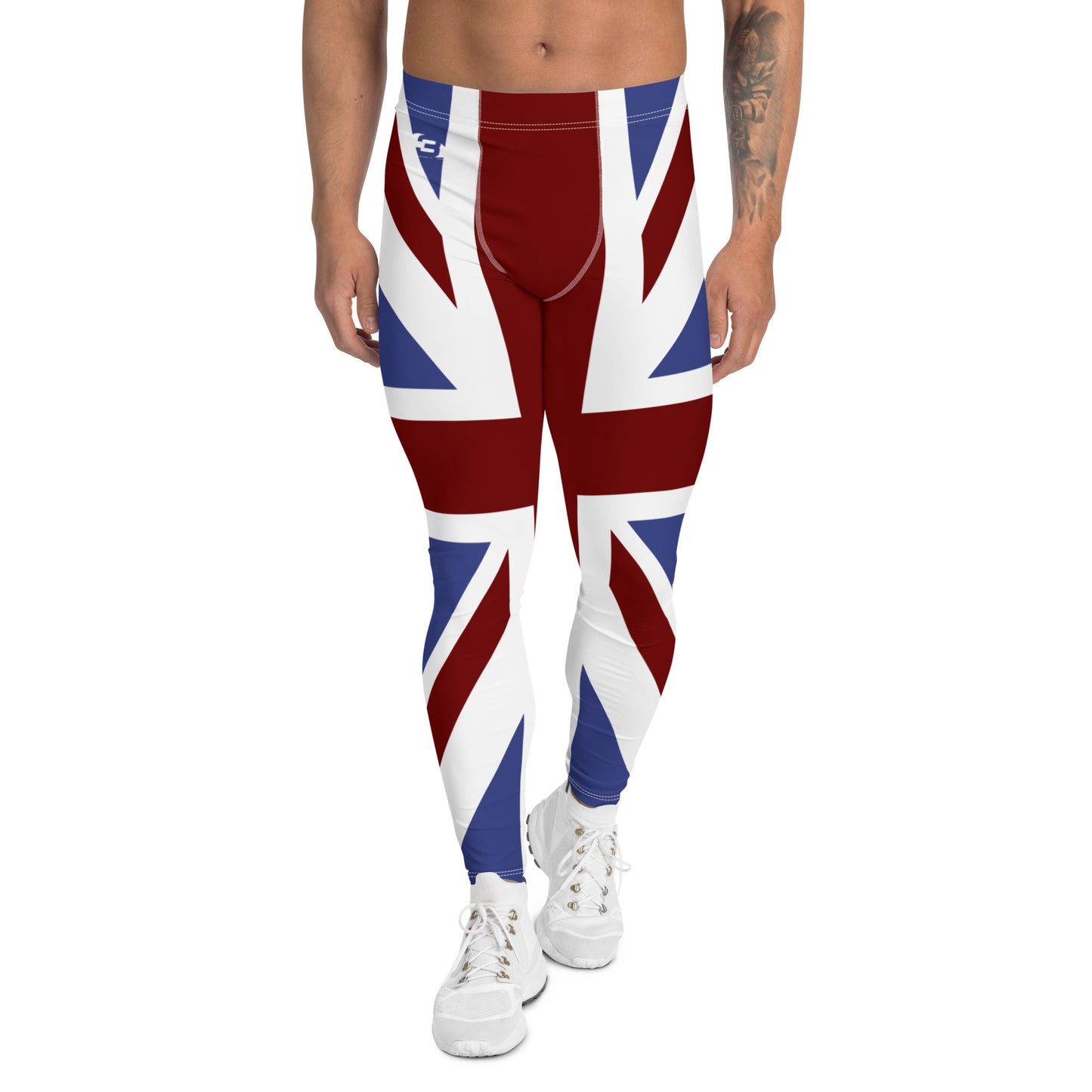 Union Jack Flag - Third Leg Men's Leggings