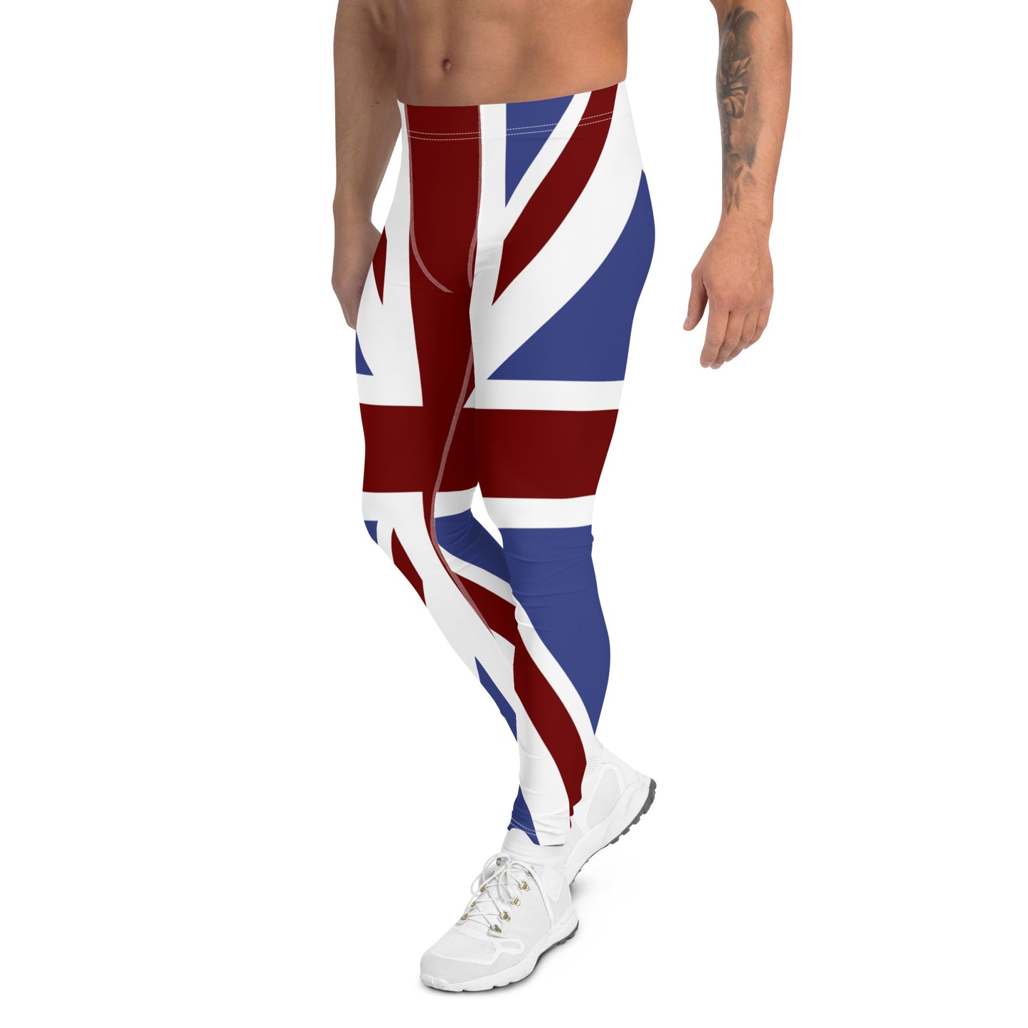 Union Jack Flag - Third Leg Men's Leggings