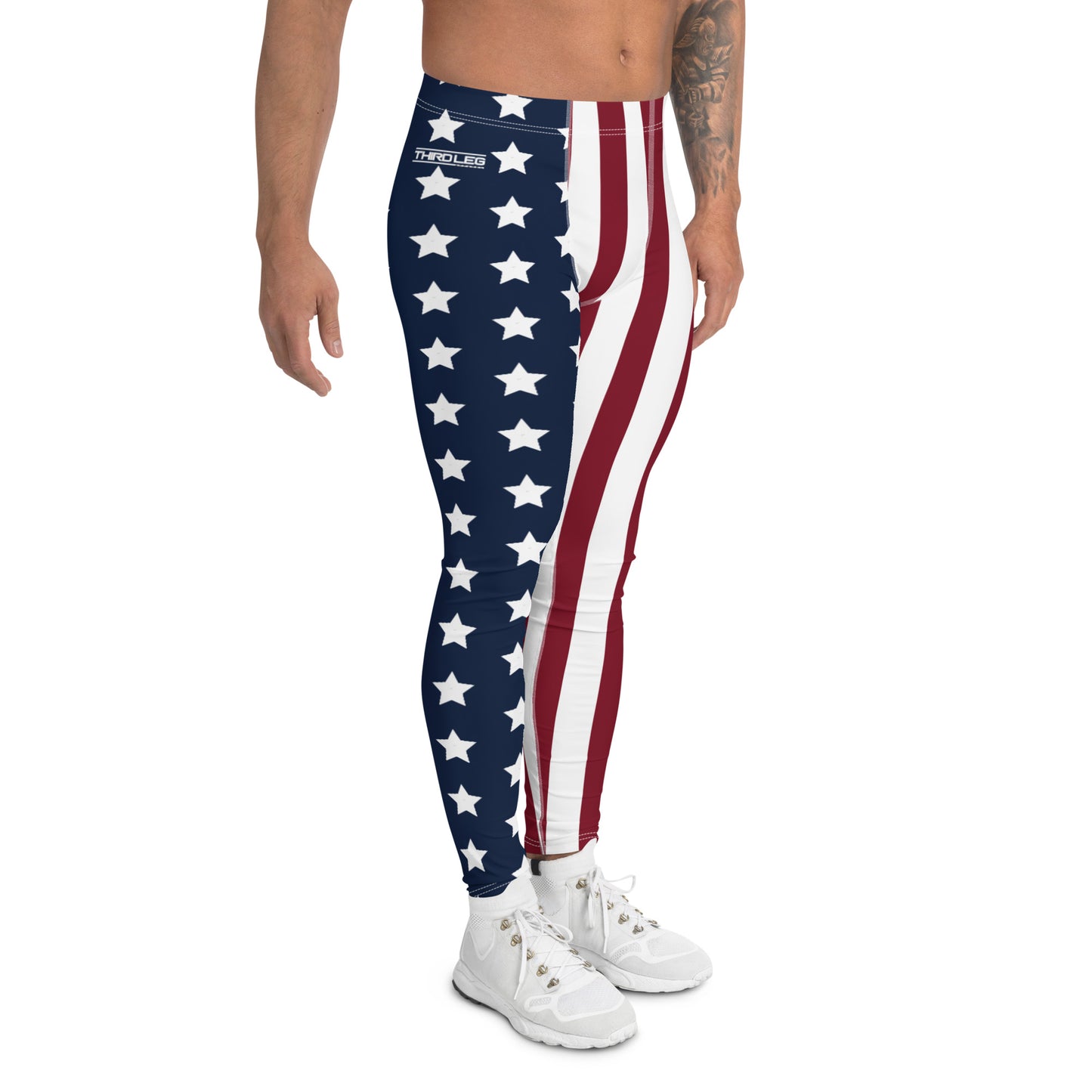 Stars & Stripes - Third Leg Men's Leggings